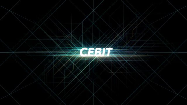 Digital Lines Tech Word - CEBIT