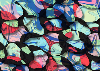 colorful marble effect pattern abstract background for design