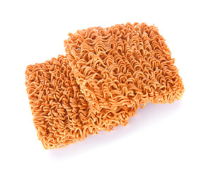 Instant noodle isolated on white background