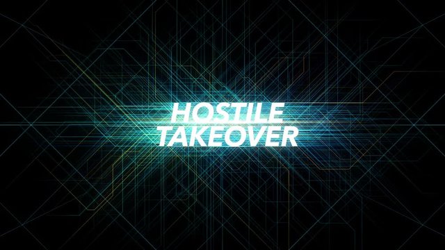 Digital Lines Tech Word - HOSTILE TAKEOVER