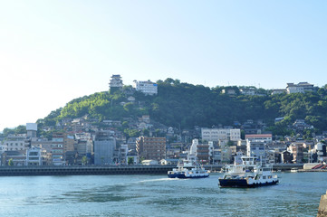 港町の城山