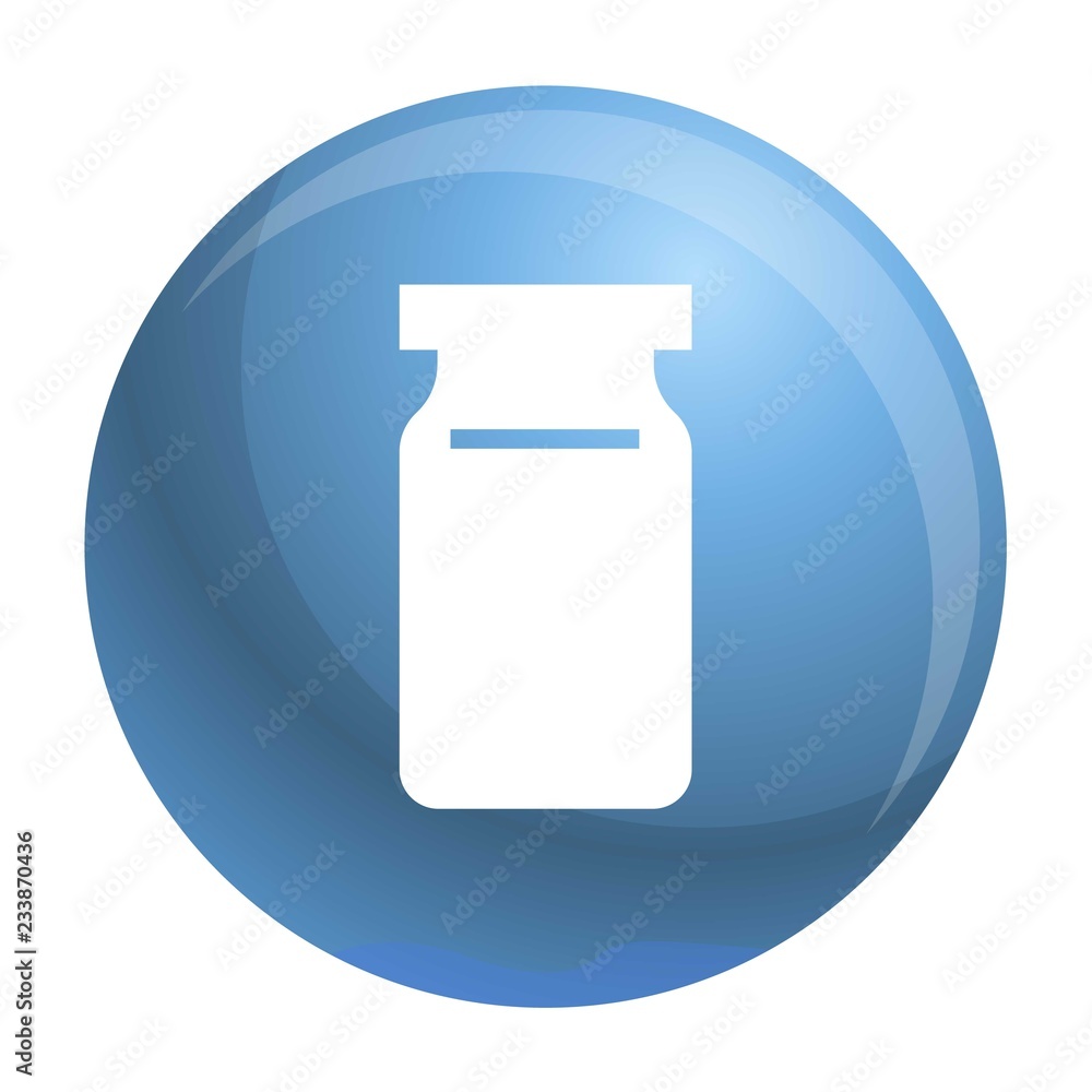 Poster glass only icon. simple illustration of glass only vector icon for web design isolated on white back