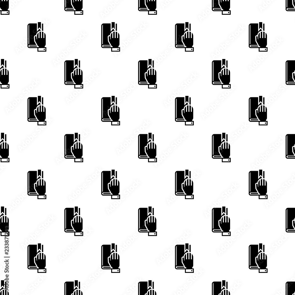 Poster political oath pattern seamless vector repeat for any web design