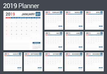 2019 Calendar - Planner