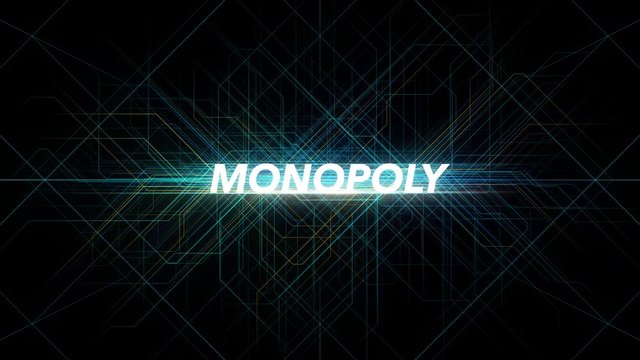 Digital Lines Tech Word - MONOPOLY