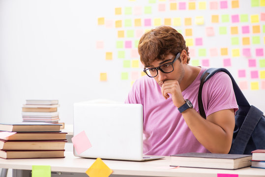 Student preparing for exams with many conflicting priorities 