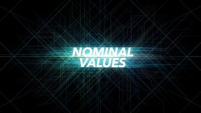 Digital Lines Tech Word - NOMINAL VALUES