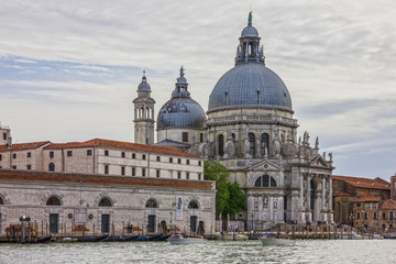 Fototapeta na wymiar Venice, Italy. Santa Maria della Salute church, Veneto