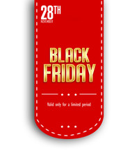 Fototapeta premium Digital marketing concept: Red discount label promo code sale price tag on white background.