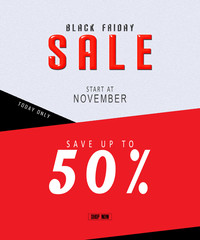 Black friday banners.