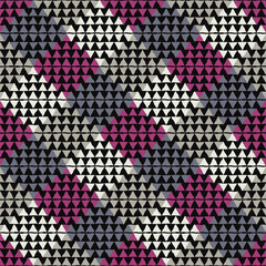 Seamless abstract geometric pattern. Triangles. Vector pattern. Mosaic texture. Can be used for wallpaper, textile, invitation card, wrapping, web page background.