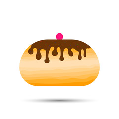 Hanukkah sufganiyot - traditional donuts for jewish holiday