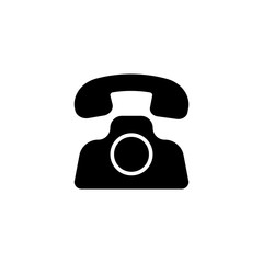 Phone icon in trendy flat style isolated on white background