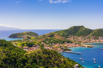 Fototapeta na wymiar Terre-de-Haut Island, Les Saintes, Guadeloupe archipelago