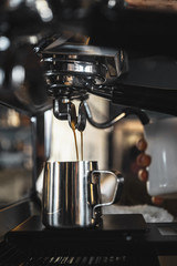 espresso making process