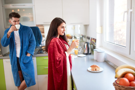 Morning in kitchen