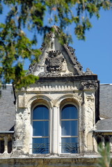 Ville de Vendôme, architecture, église, bâtiment classé, colombages, département du Loir-et-Cher, France