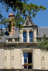 Ville de Vendôme, architecture, église, bâtiment classé, colombages, département du Loir-et-Cher, France
