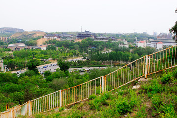 Fototapeta na wymiar Urban construction scenery in tangshan