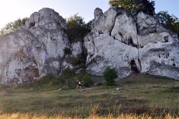skały, rzędkowice, krajobraz, wolność © Magdalena