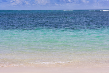 Obraz premium Famous La Caravelle beach near Sainte-Anne, Grande-Terre, Guadeloupe