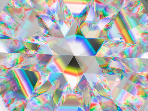 diamond structure extreme closeup and kaleidoscope © Arsgera