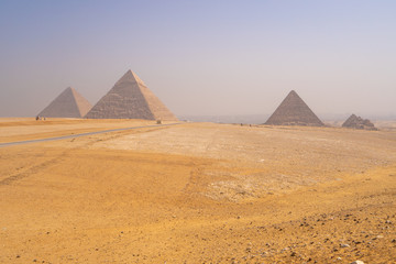 Pyramids of Giza near Cairo Egypt