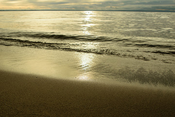 Gulf of Finland in Kronstadt, Russia