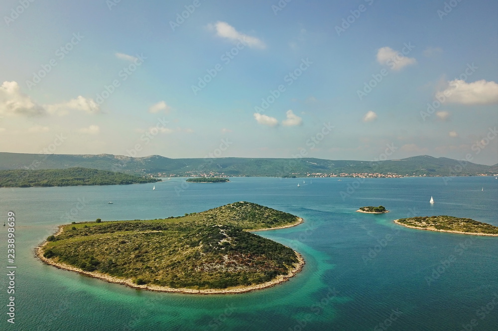 Poster Mediterranean islands and coastline