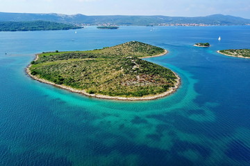 Mediterranean islands and coastline