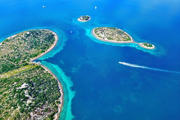 Mediterranean islands and coastline