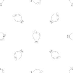 Apple pattern seamless vector repeat geometric for any web design