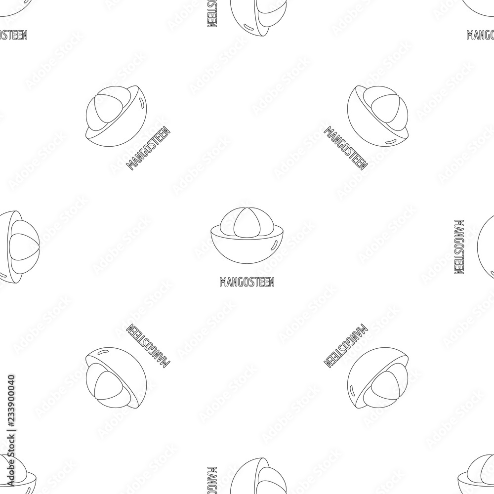 Aufkleber mangosteen pattern seamless vector repeat geometric for any web design