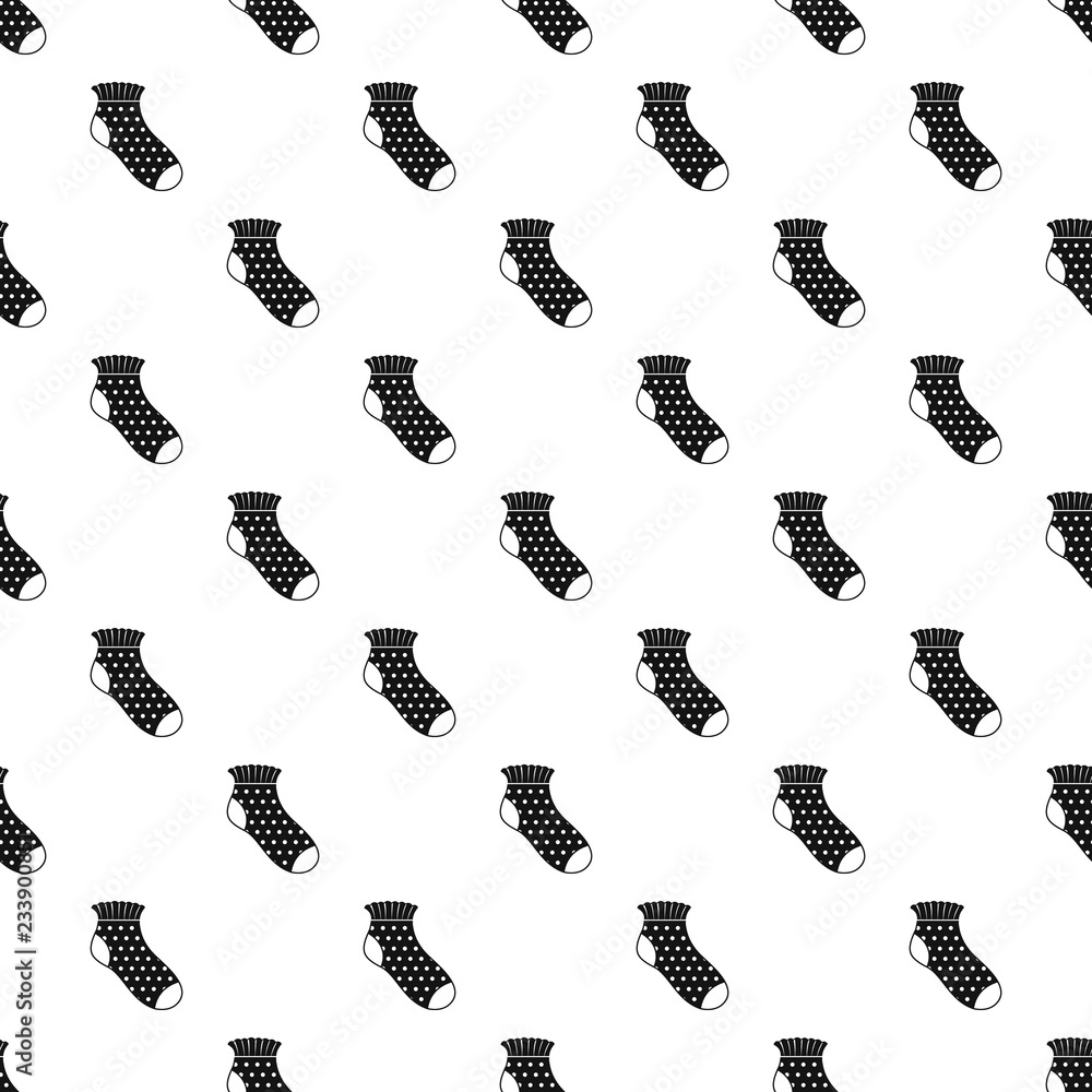 Aufkleber girl sock pattern seamless vector repeat geometric for any web design
