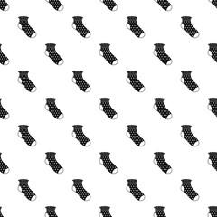 Girl sock pattern seamless vector repeat geometric for any web design