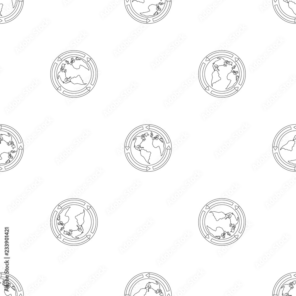 Poster earth pattern seamless vector repeat geometric for any web design