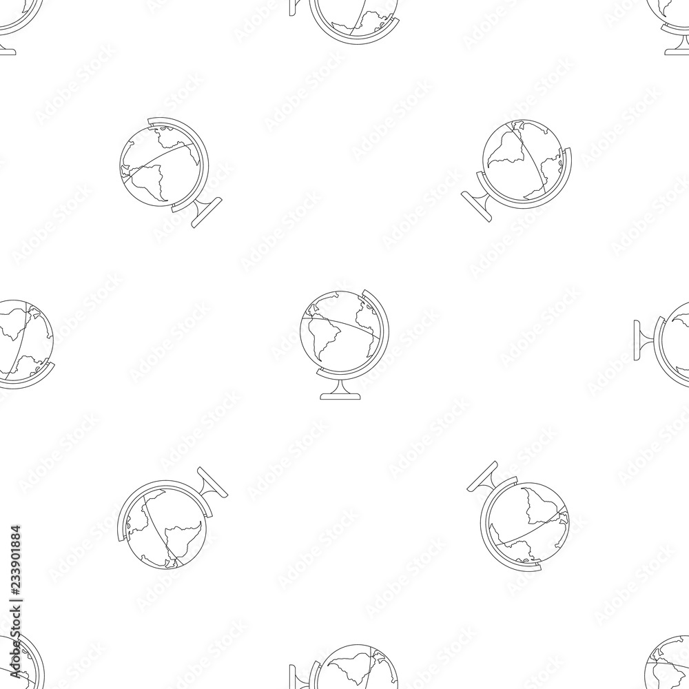 Poster geographic planet pattern seamless vector repeat geometric for any web design