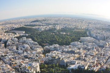 Ariel view of Athen