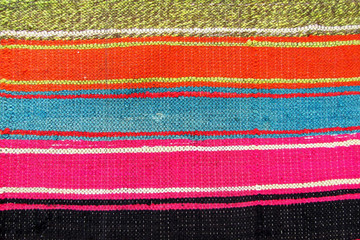 Obraz premium Striped rug. Background. Texture.