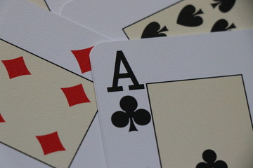 Poker cards game.