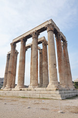Obraz premium Świątynia Zeusa, Grecja 