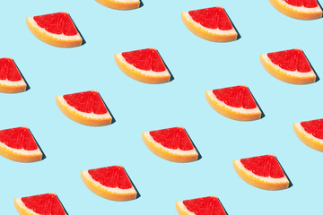 Food fashion food pattern with grapefruits