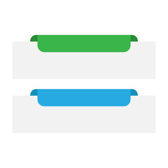 Infographic banners vector. Labels with steps vector set.