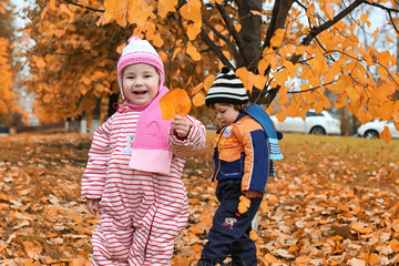Children on the street play