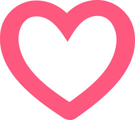 Valentine heart card illustration