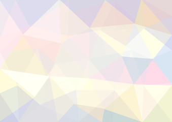 Pastel background with geometric shapes