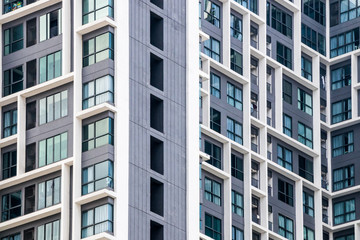 Naklejka premium Modern apartment building