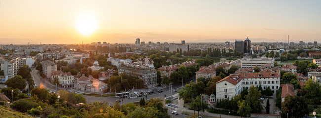 Fototapeta na wymiar panorama Plovdiv
