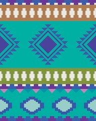 Geometric ethnic pattern traditional Design for background, carpet, wallpaper, clothing, wrapping,
