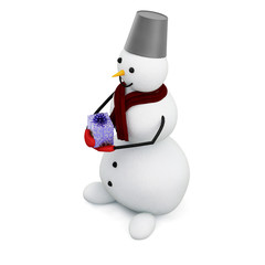 Christmas holiday 3D rendering